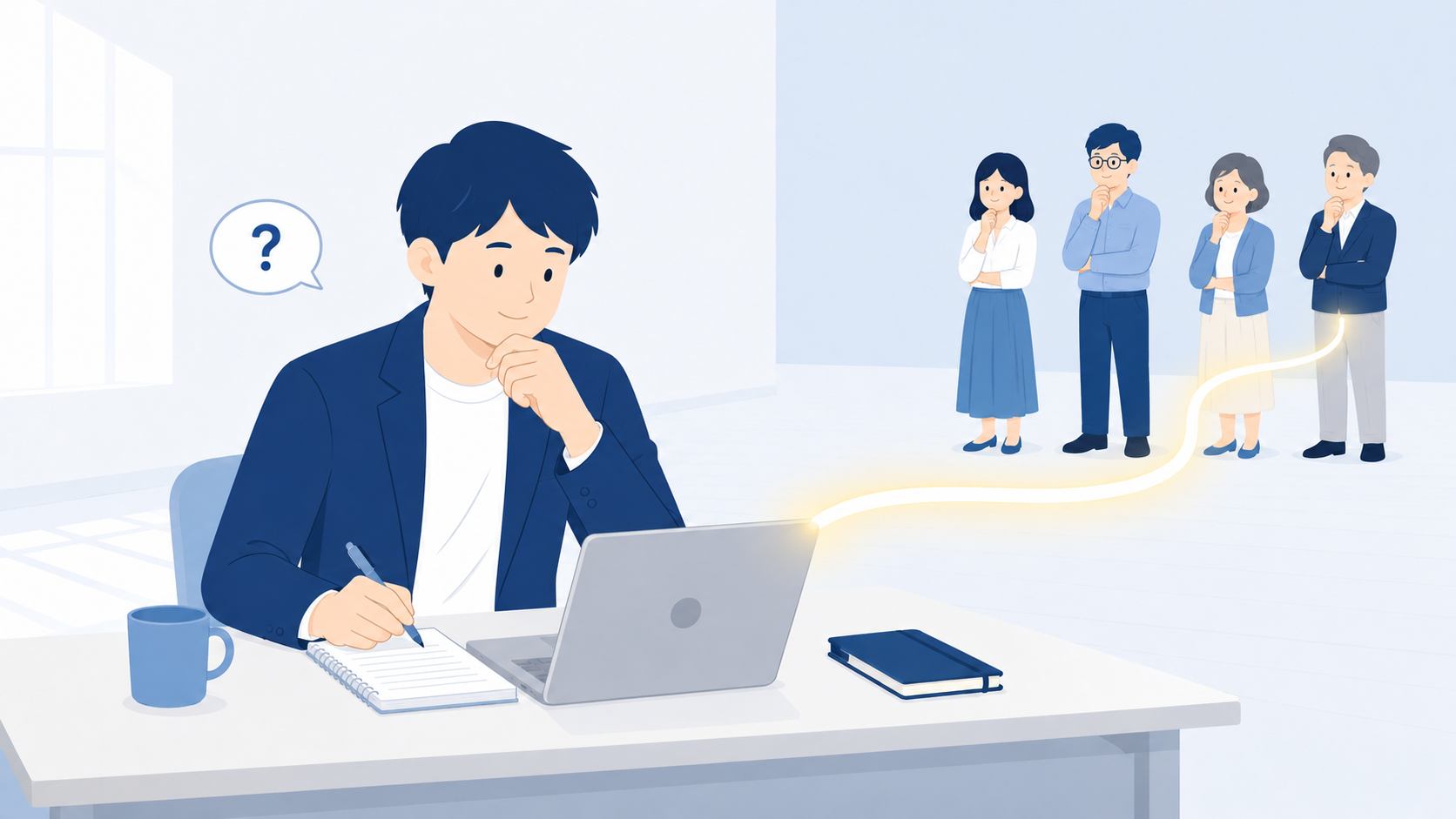 お客様からの質問は、まだ出会っていない誰かへの回答になる